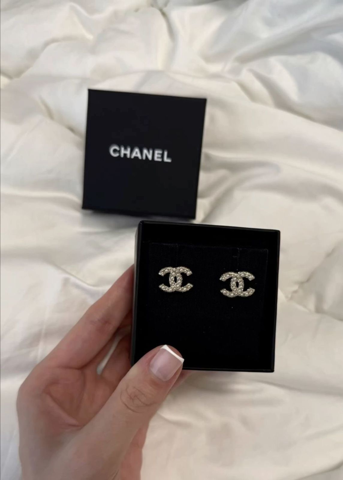 Chanel Earrings (with box & proper packaging)