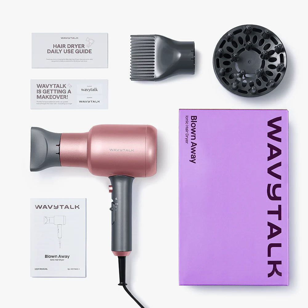 Wavy Talk Blown Away
Ionic Hair Dryer