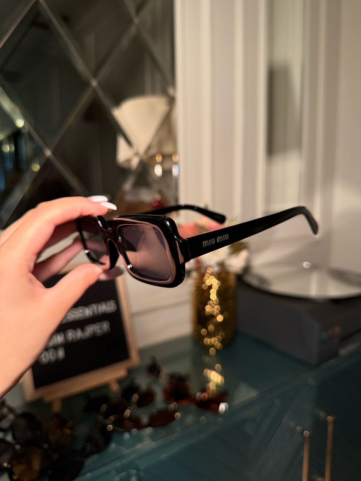 Miu Miu Rectangular Sunglasses