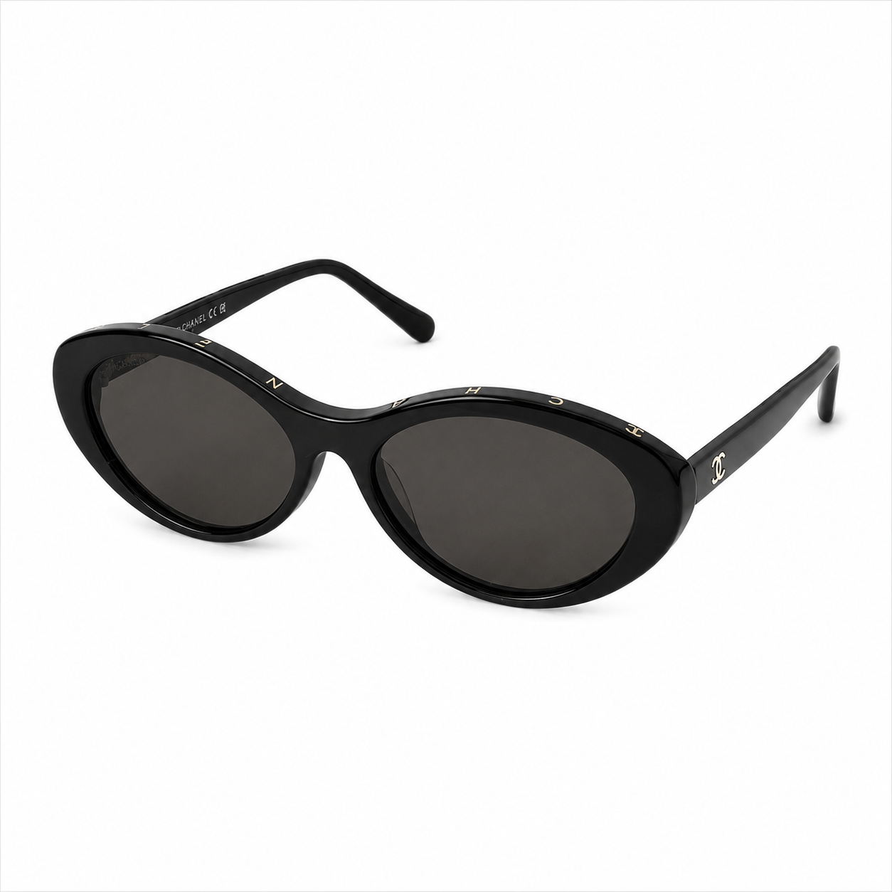 Chanel CC Logo Oval Sunglasses