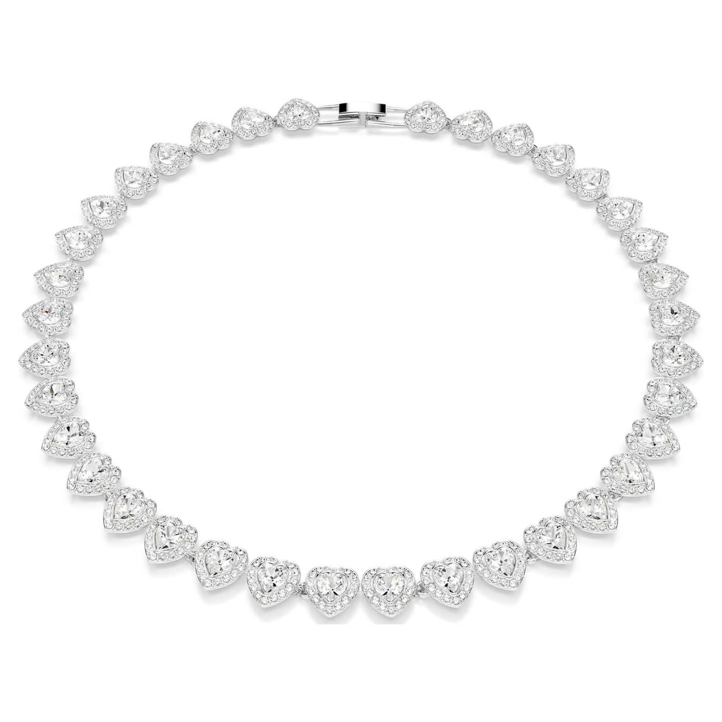 Ariana Grande x Swarovski necklace
Mixed cuts, Heart, White, Rhodium plated(with box & proper packaging)