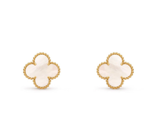 Van Cleef & Arpels- Vintage Alhambra earrings(with box & proper packaging)