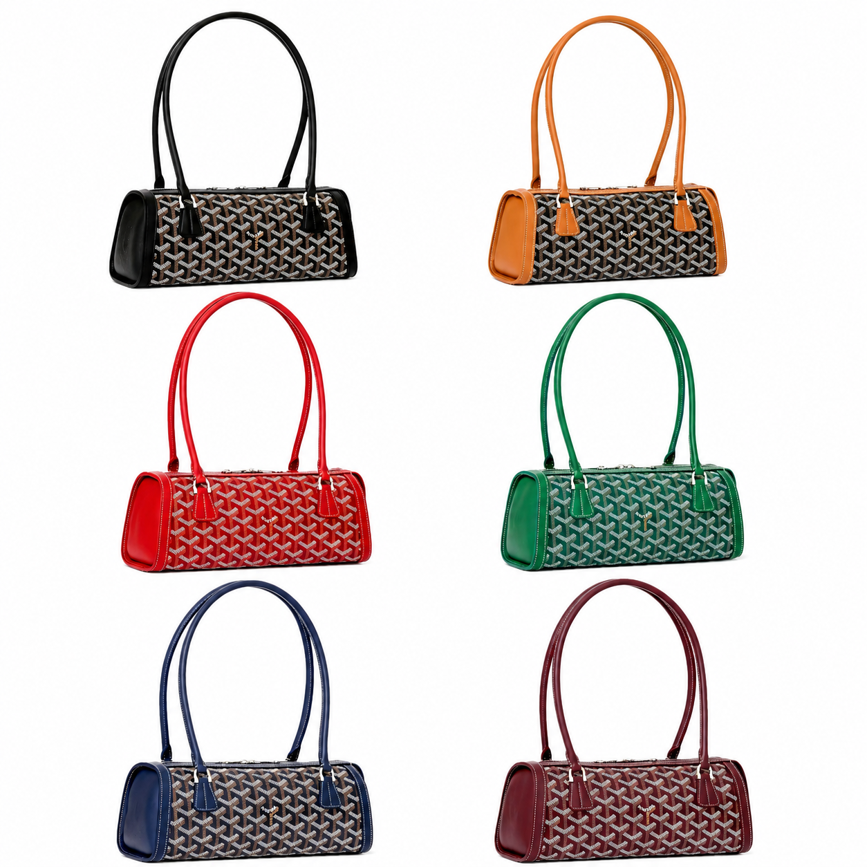 Goyard Goyardine Canvas Bonbonnière Bag