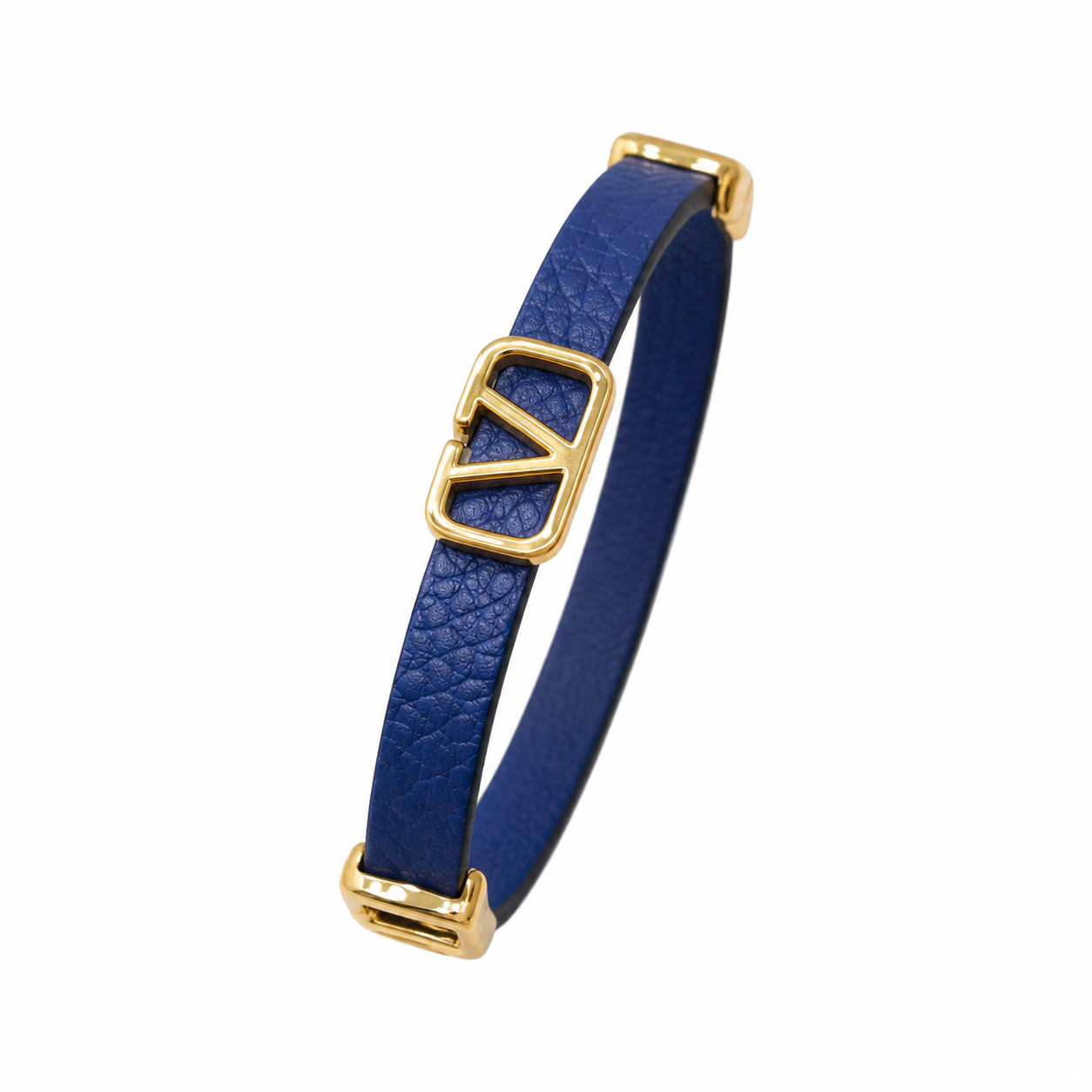 Luxe V Logo Leather Bracelet(With Box & Proper Packaging)