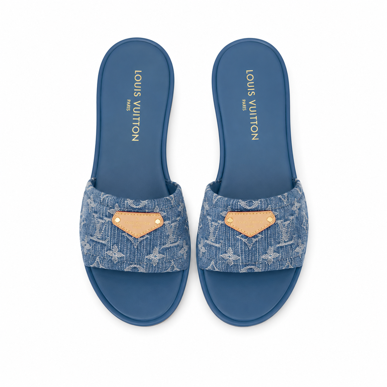 Louis Vuitton Pool Pillow Comfort Mule (Denim Monogram)