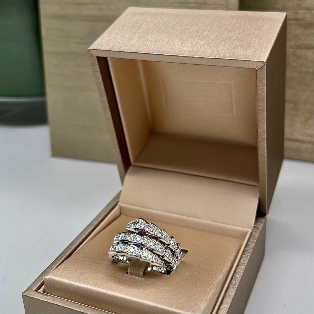 Bvlgari serpenti viper ring (with box & proper packaging)