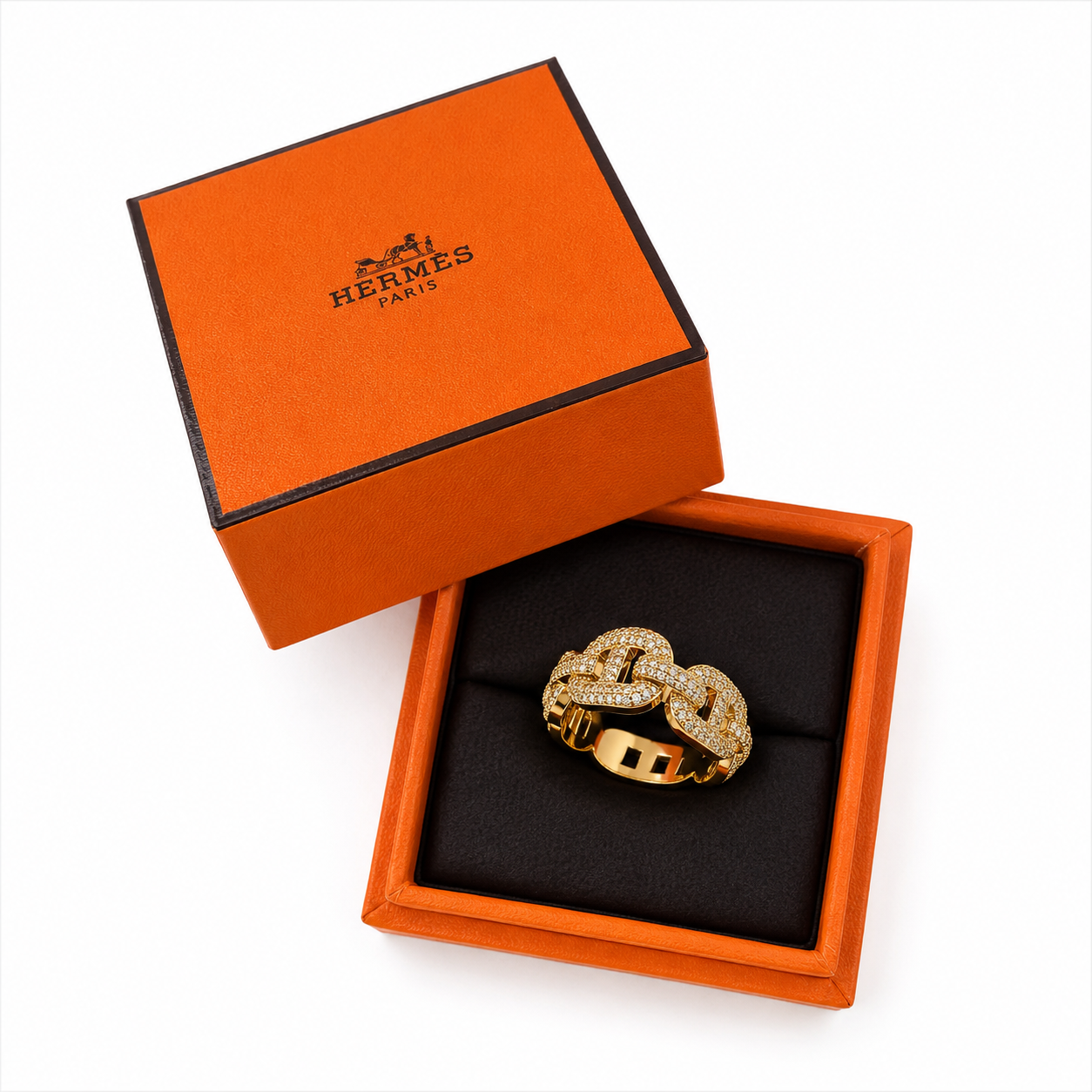 Hermes Ring(With Box & Proper Brand packaging)