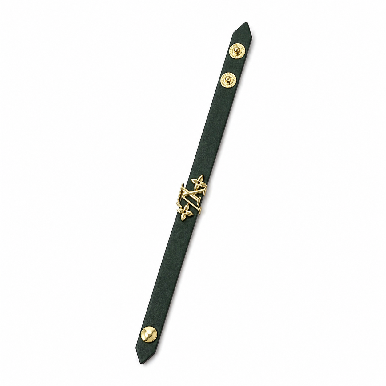LV Monogram Leather Bracelet
(With box & Proper Packaging)