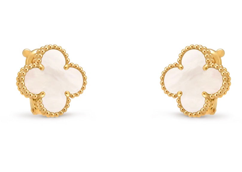 Van Cleef & Arpels- Vintage Alhambra earrings(with box & proper packaging)
