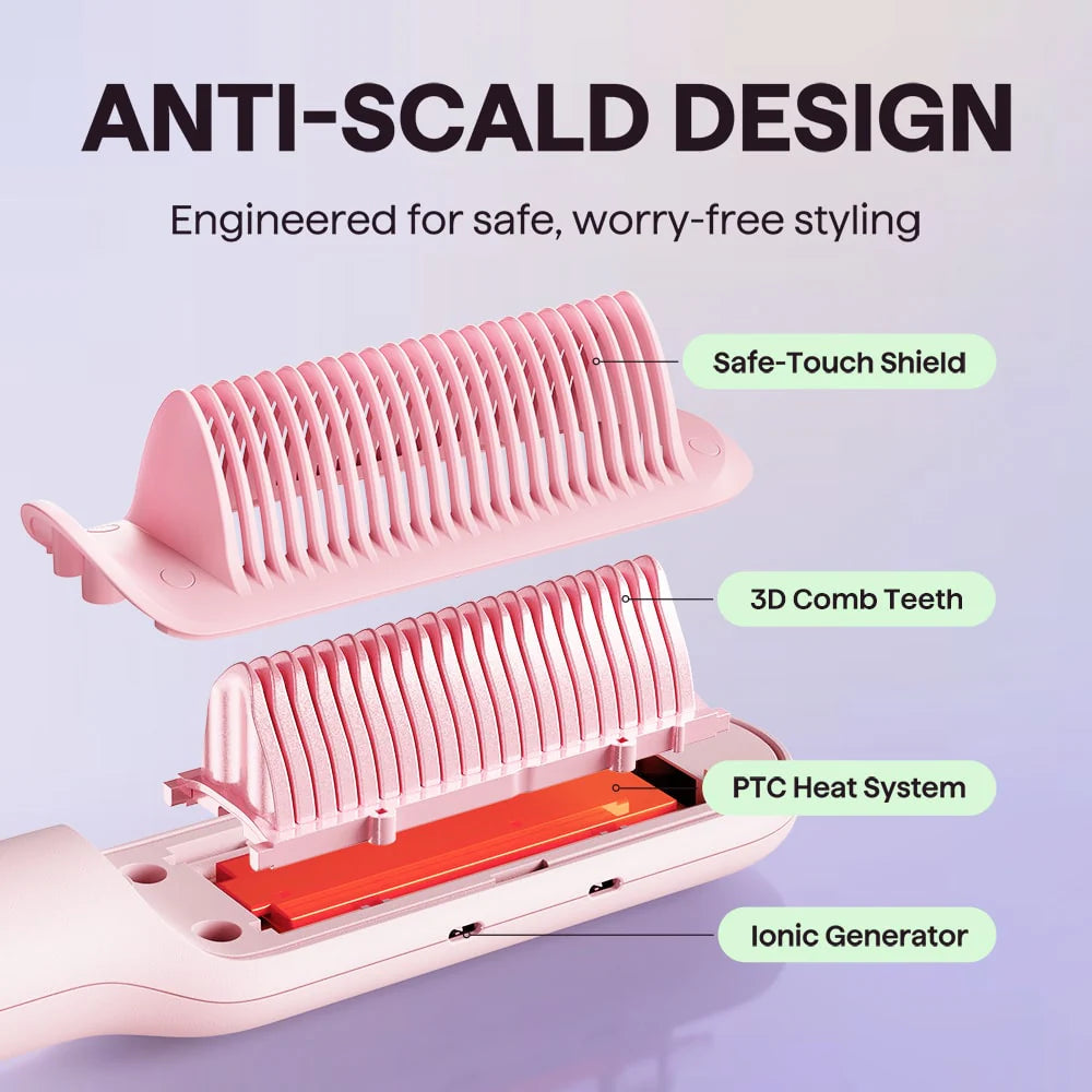 Wavy Talk Sleek Sweep
ionic hair straightener brush
