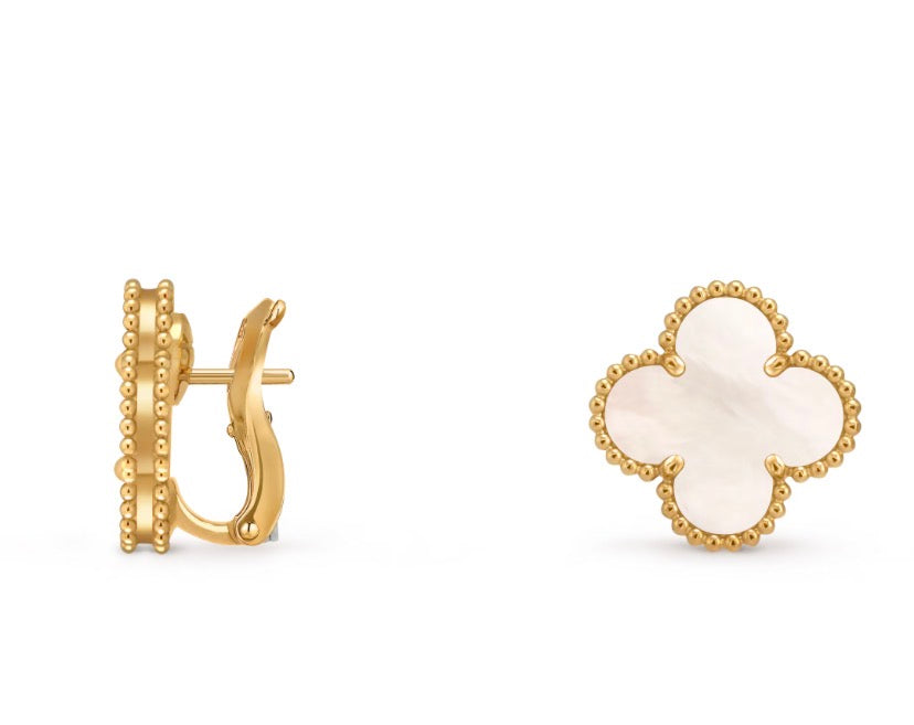 Van Cleef & Arpels- Vintage Alhambra earrings(with box & proper packaging)