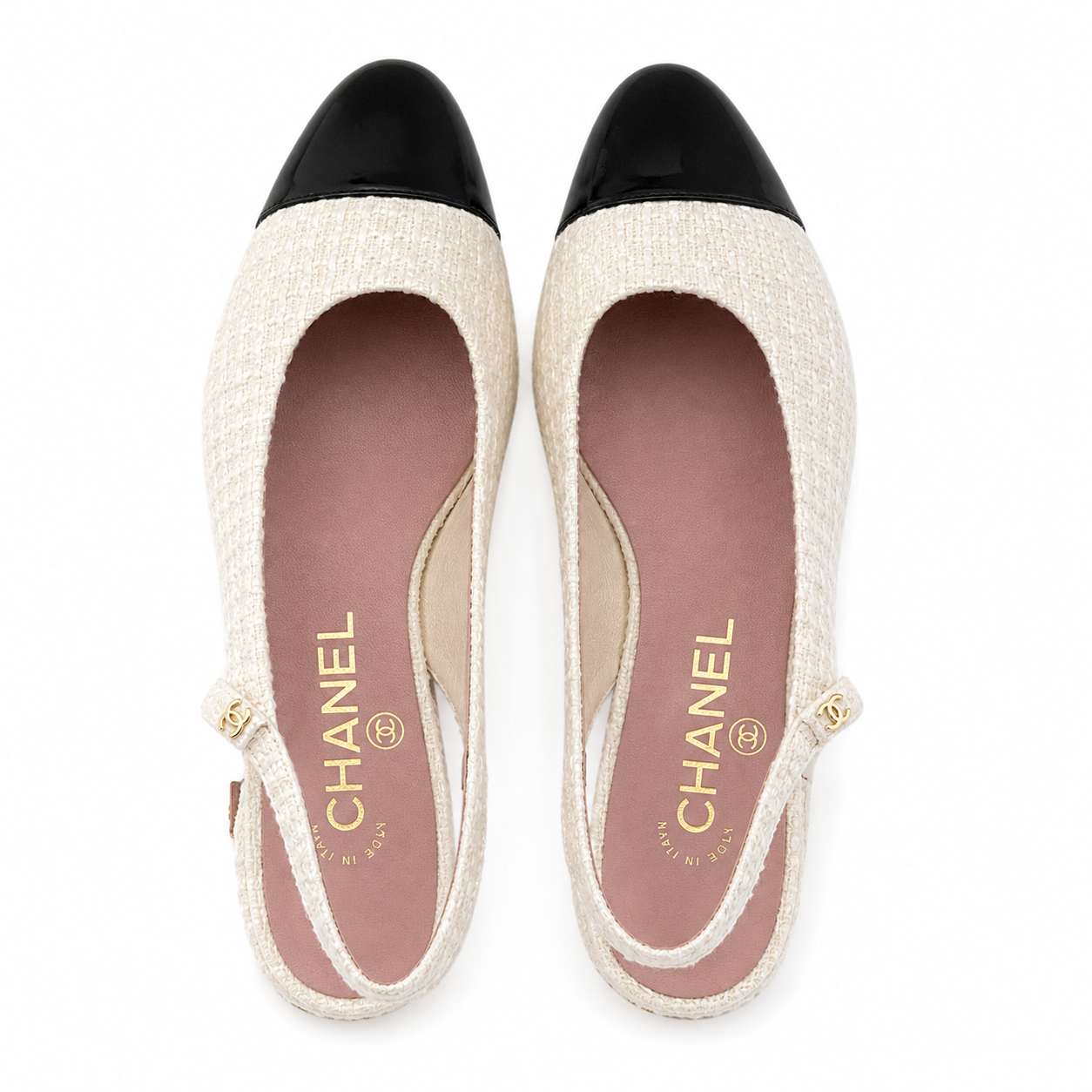 Chanel Slingback Ballet Flats(With Box & Proper Packaging)
