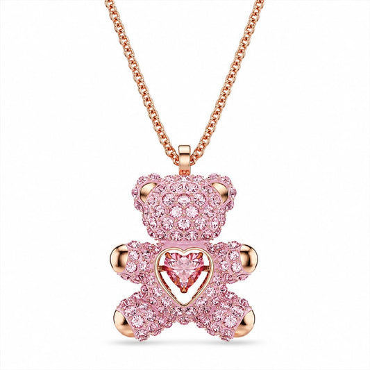 SWAROVSKI- teddy pendant(with box & proper packaging)