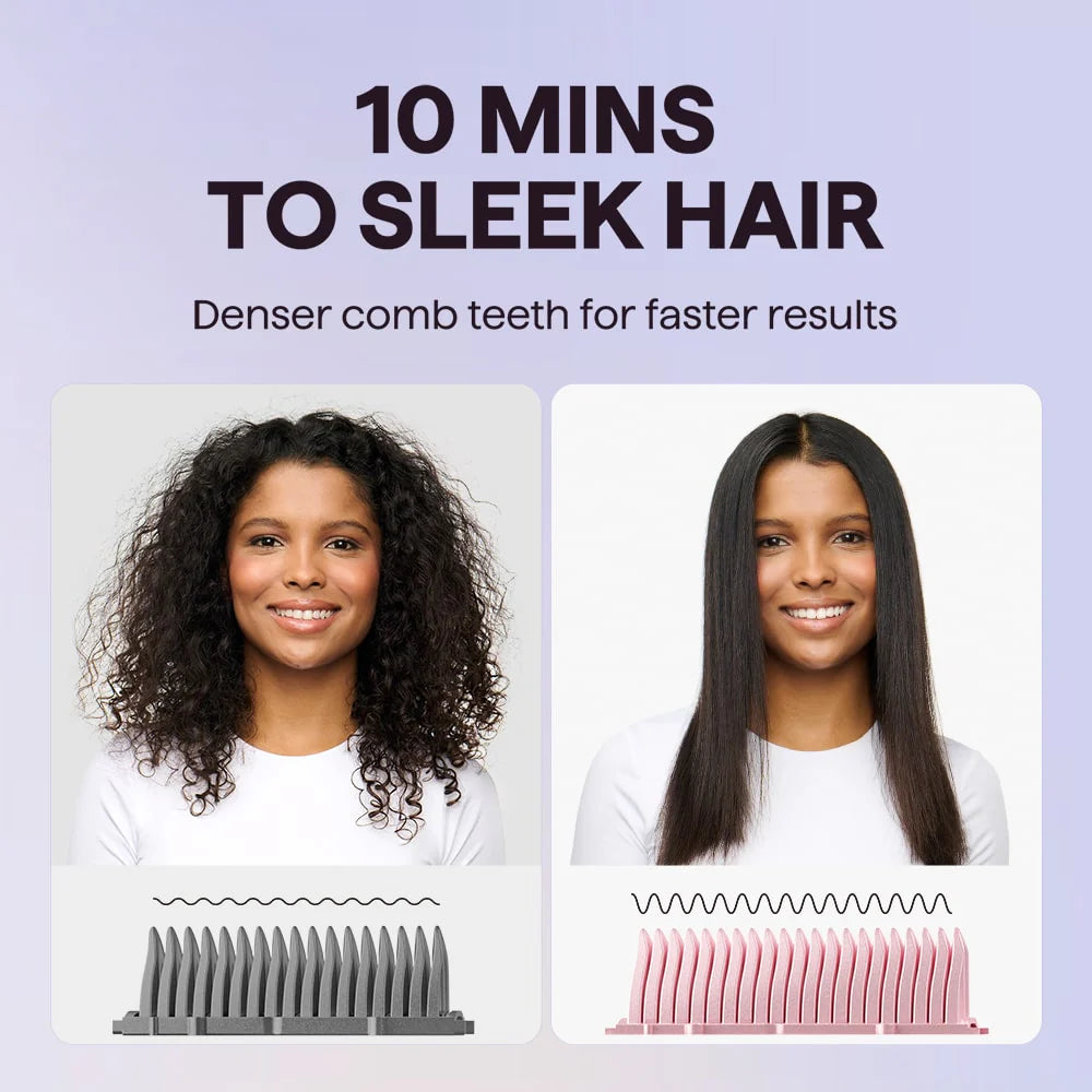 Wavy Talk Sleek Sweep
ionic hair straightener brush