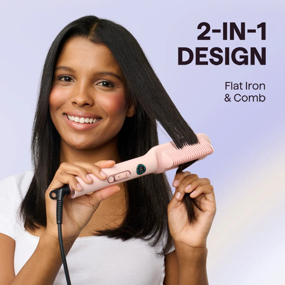 Wavy Talk Sleek Sweep
ionic hair straightener brush
