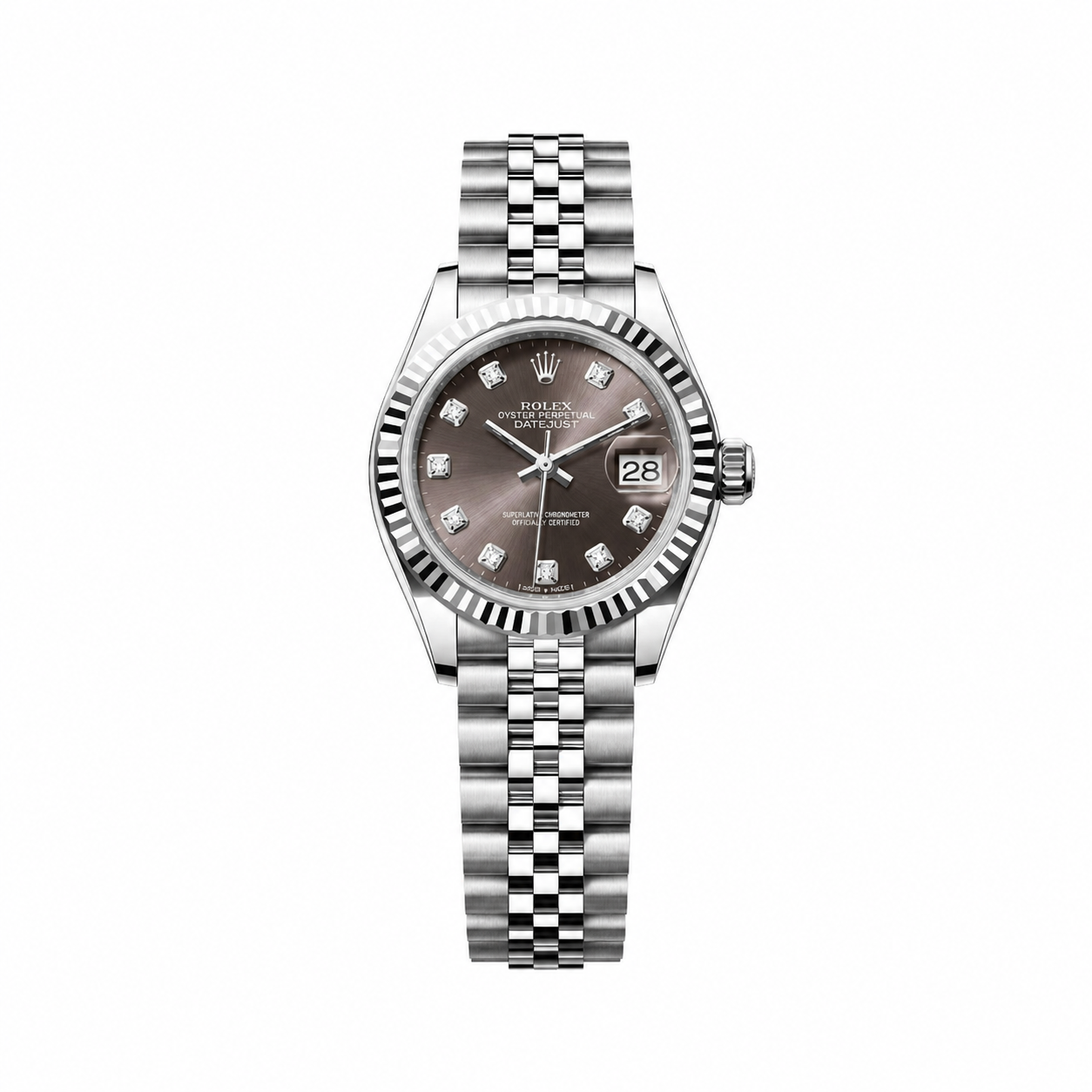 Rolex-Datejust 31 Diamond Dial Chocolate Brown(With Box & Proper Packaging)
