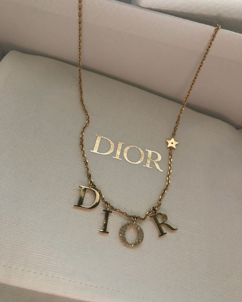 Dior Necklace (with box & proper packaging)