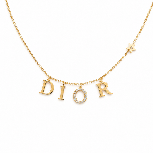 Dior Necklace (with box & proper packaging)