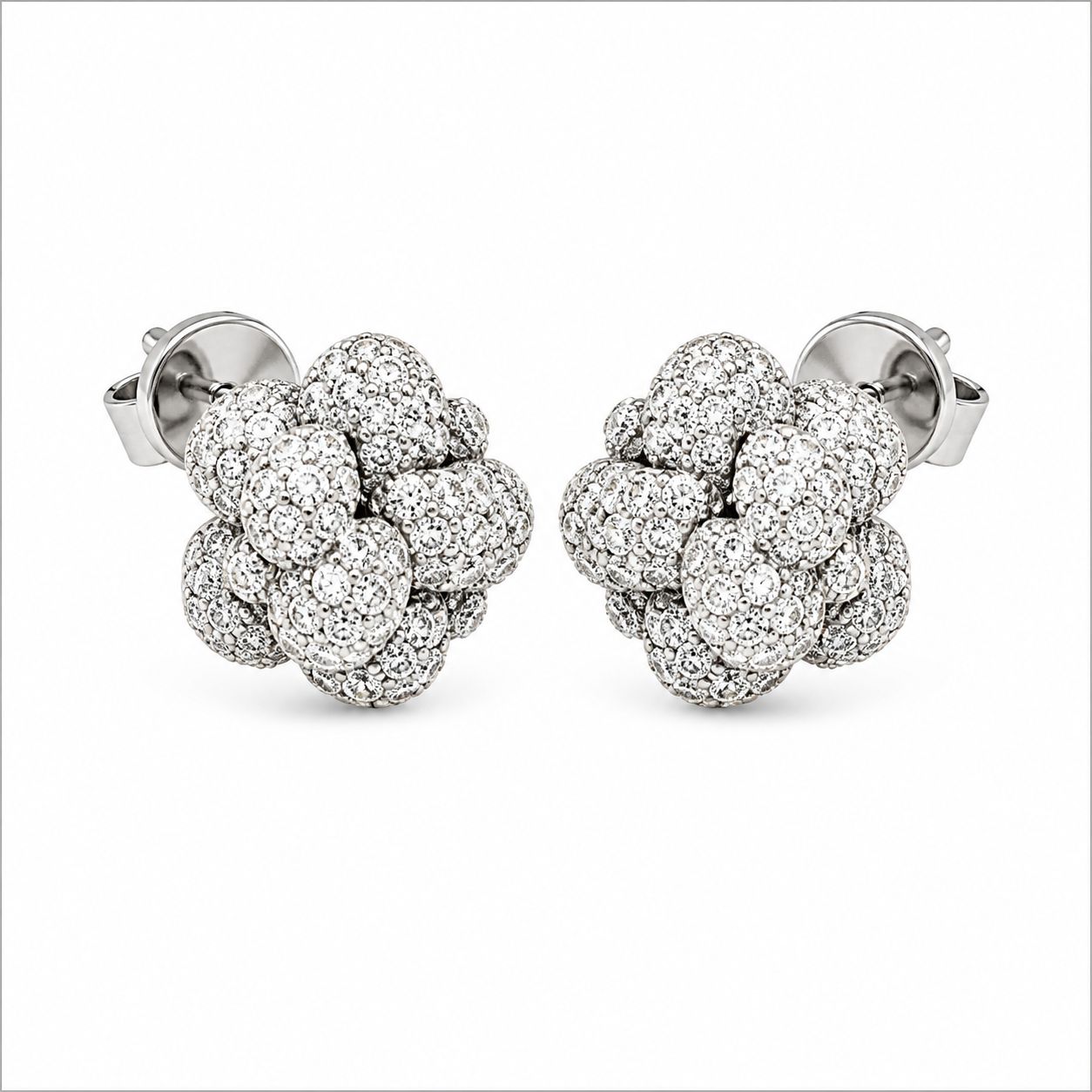 Chanel Camellia Earrings ( with box & proper packaging)
