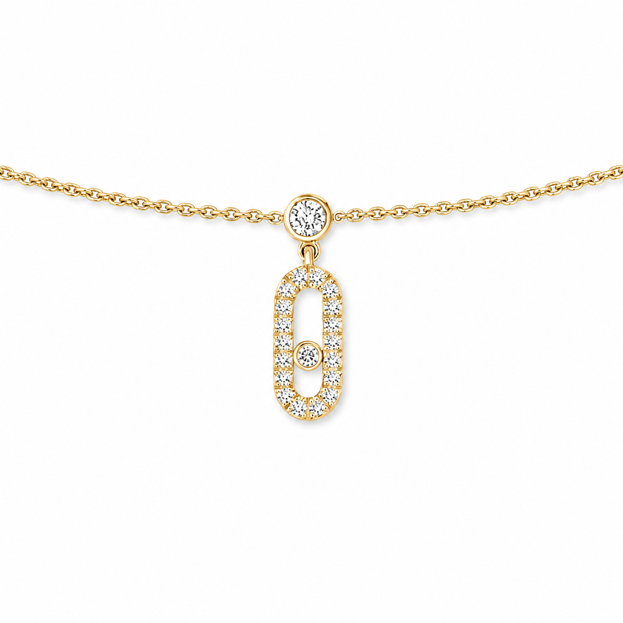 Messika MOVE UNO PAVÉ DROP PENDANT CHOKER