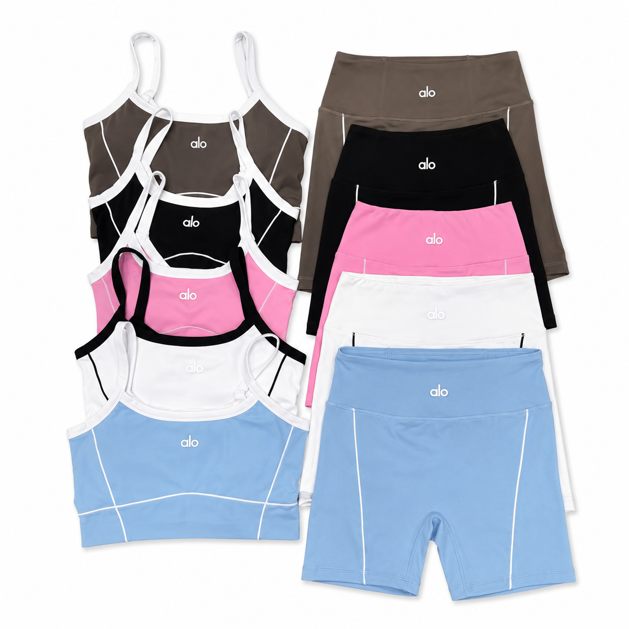 Alo airbrush double up workout set
