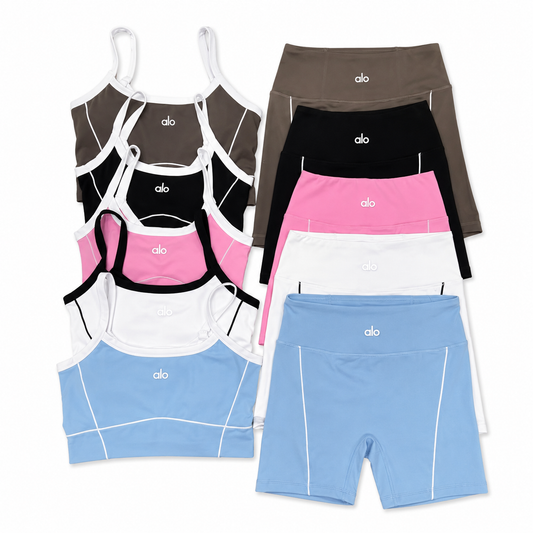 Alo airbrush double up workout set