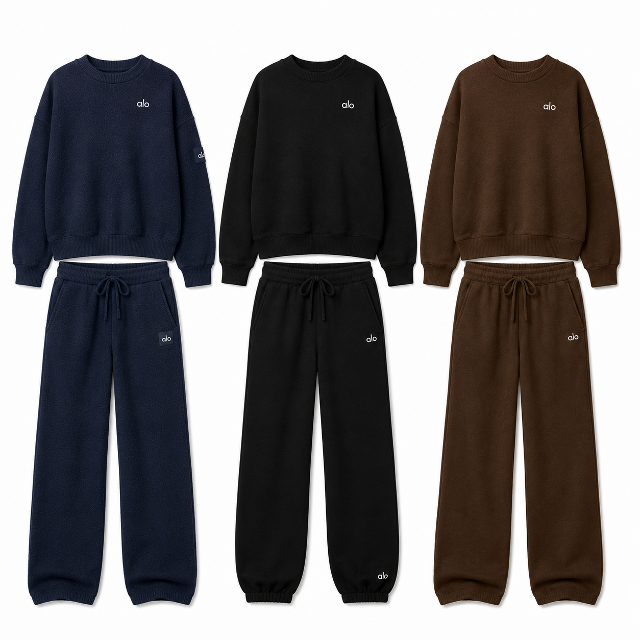 Accolade Crew Neck Pullover & Accolade Straight Leg Sweatpants Set