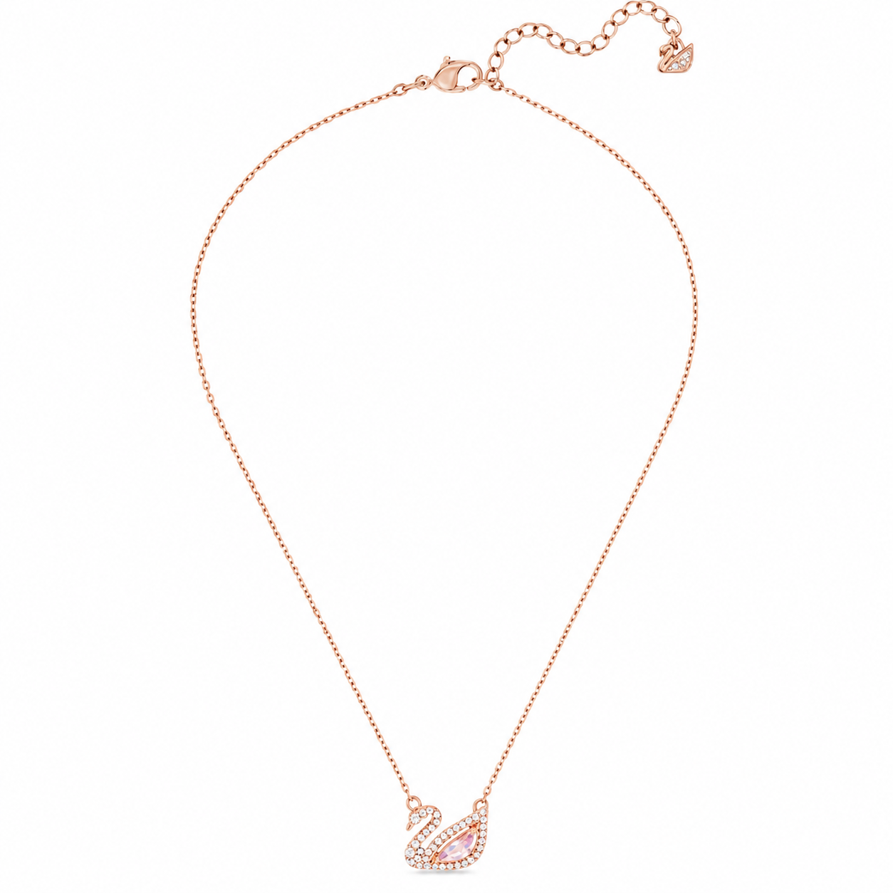 Swarovski- Swan necklace
Swan, Pink, Rose gold-tone plated(With box & Proper Packaging)
