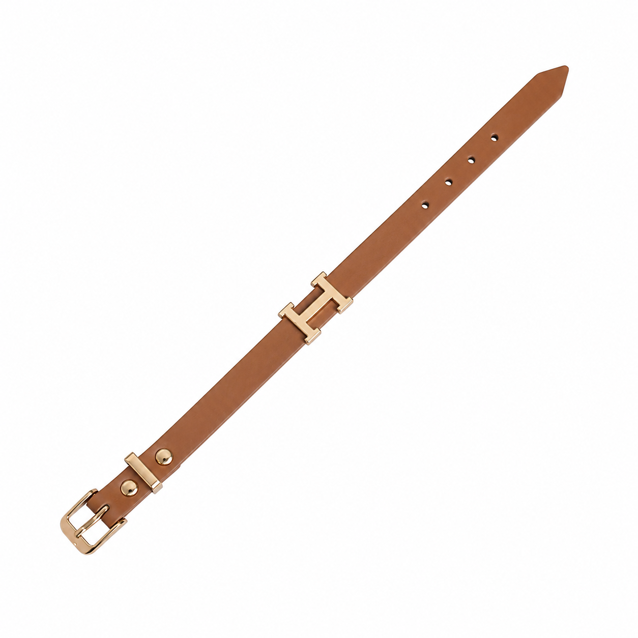 Hermes-Luxe H Belt Bracelet (With box & proper packaging)