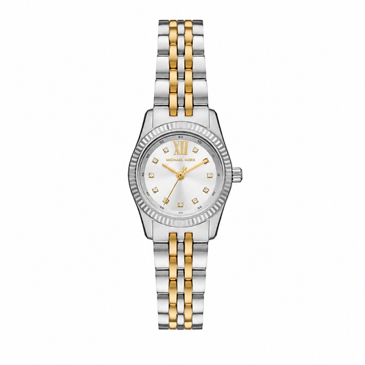 Michael Kors Petite Lexington Two-Tone Women’s Watch(With Box & Proper Packaging)