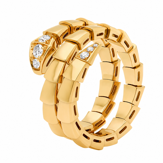 Bvlgari Serpenti Viper Ring(With Box & Proper Packaging)
