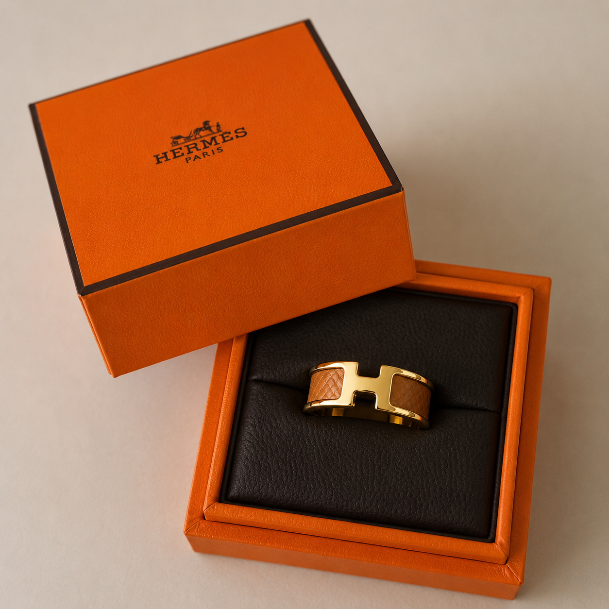 Hermes Clic H Ring(With Box & Proper Packaging)