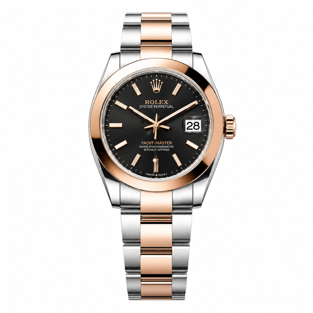 Rolex Yacht-Master 37 Everose Gold – Black Dial(With Box & Proper Packaging)