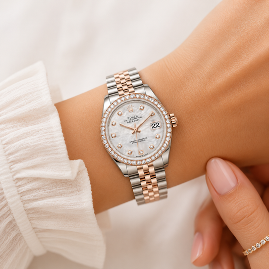 Rolex Lady-Datejust 31 Diamond – Everose Gold Two Tone(With Box & Proper Packaging)
