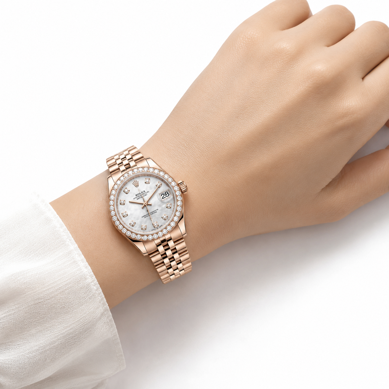 Rolex Pearlmaster 29 Diamond Dial – Everose Gold(With Box & Proper Packaging)