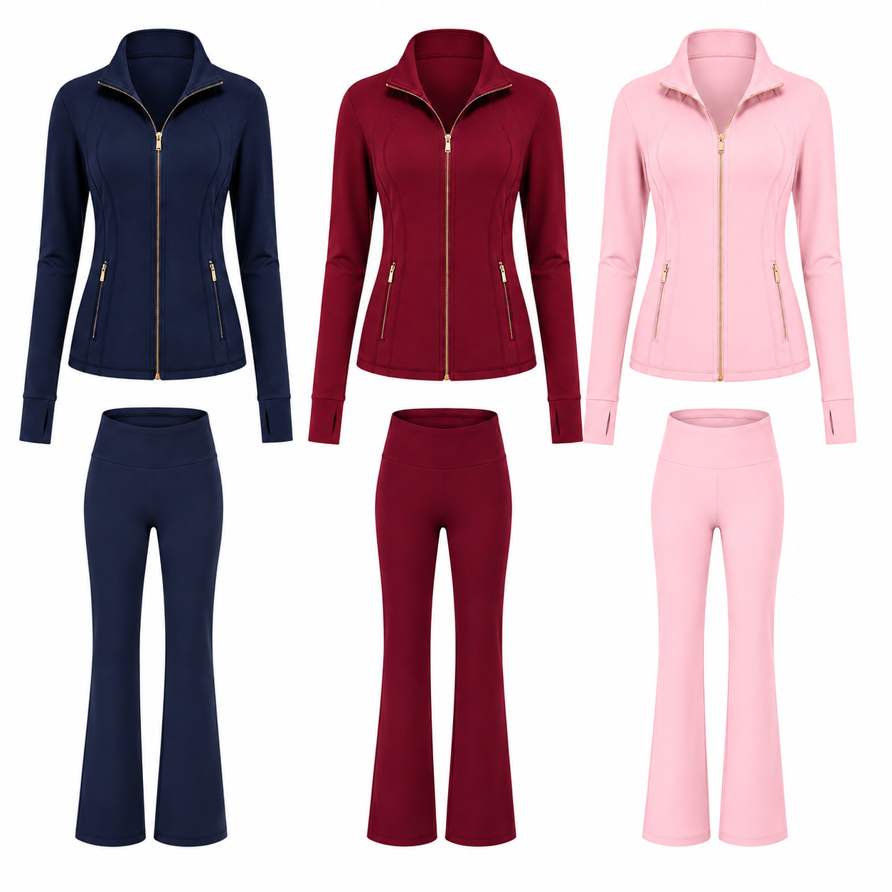 Lulu lemon-Women Zip Up Active wear(With Proper Packaging)
