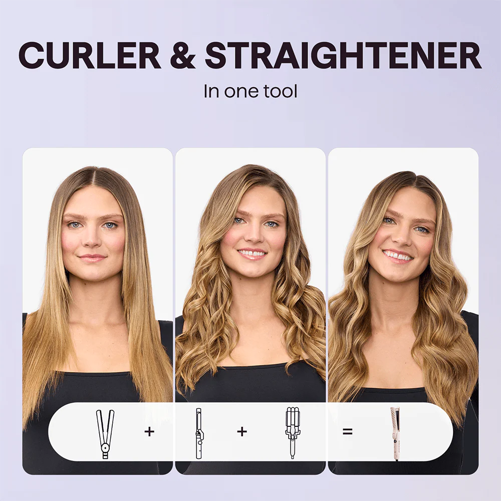 Wavy Talk Whirlwind Curl
Airflow Styler and Straightener