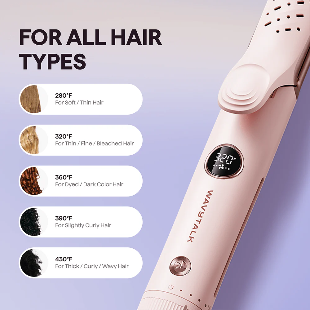 Wavy Talk Whirlwind Curl
Airflow Styler and Straightener