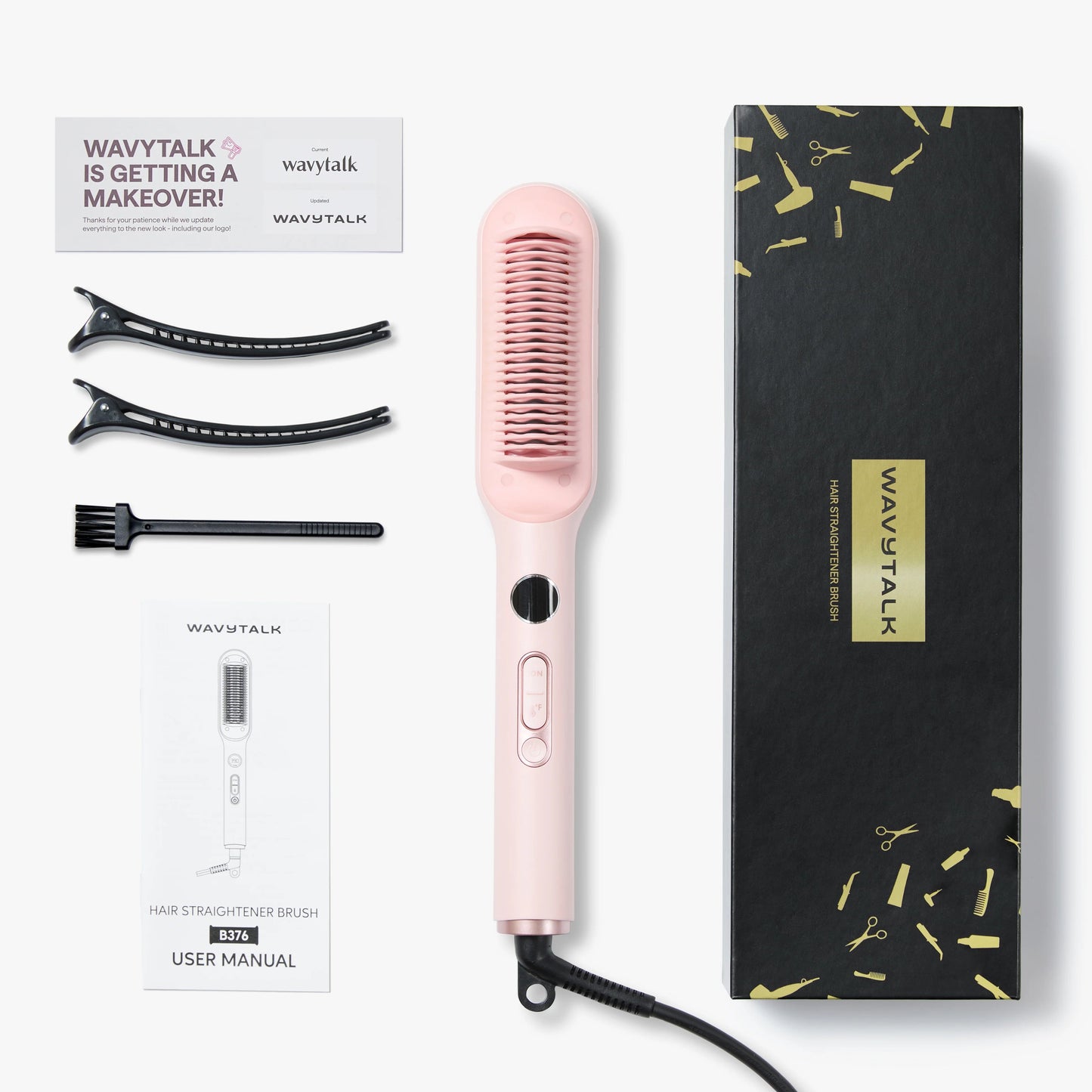 Wavy Talk Sleek Sweep
ionic hair straightener brush