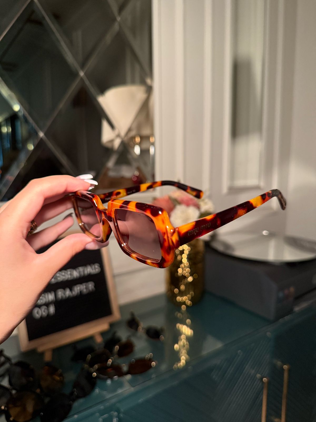 Miu Miu Rectangular Sunglasses