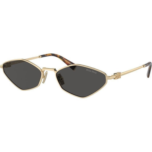 Miu Miu Oval Black Lens Sunglasses