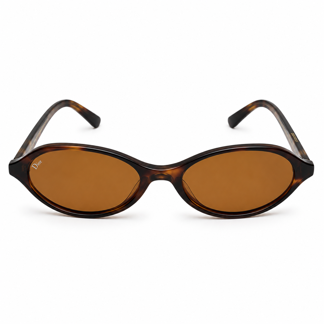 Dior Tortoiseshell Oval Sunglasses