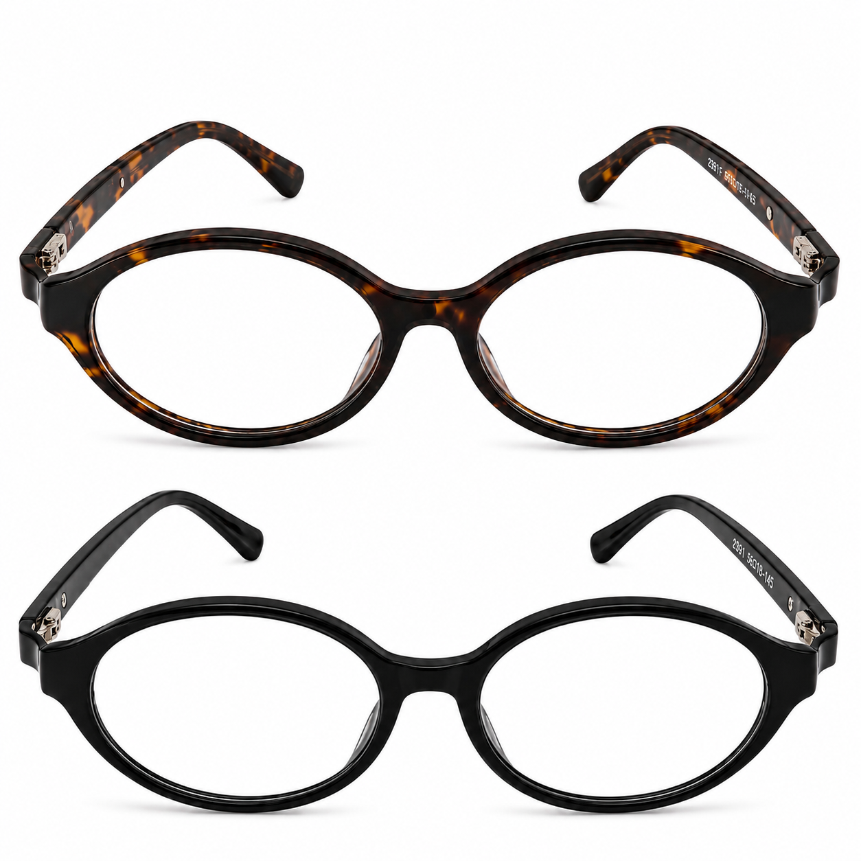 Dior Oval Frame Transparent Glasses