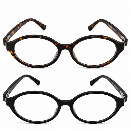 Dior Oval Frame Transparent Glasses