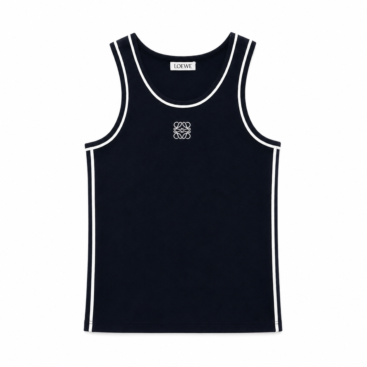 LOEWE Anagram Ribbed Tank Top