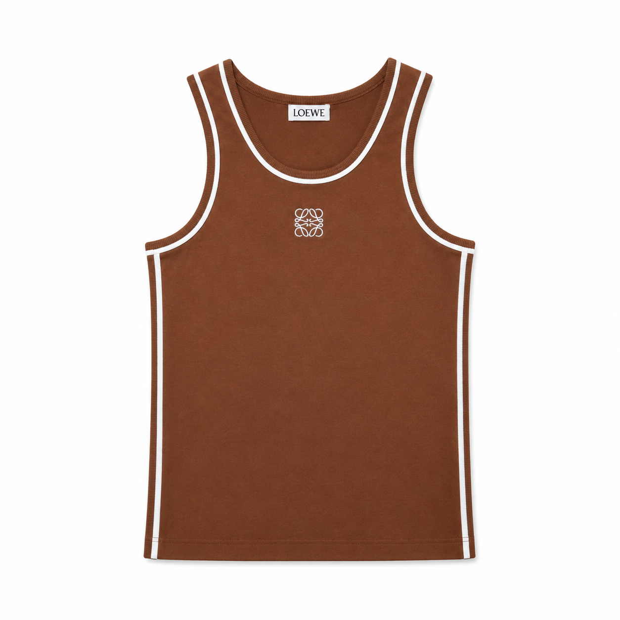 LOEWE Anagram Ribbed Tank Top