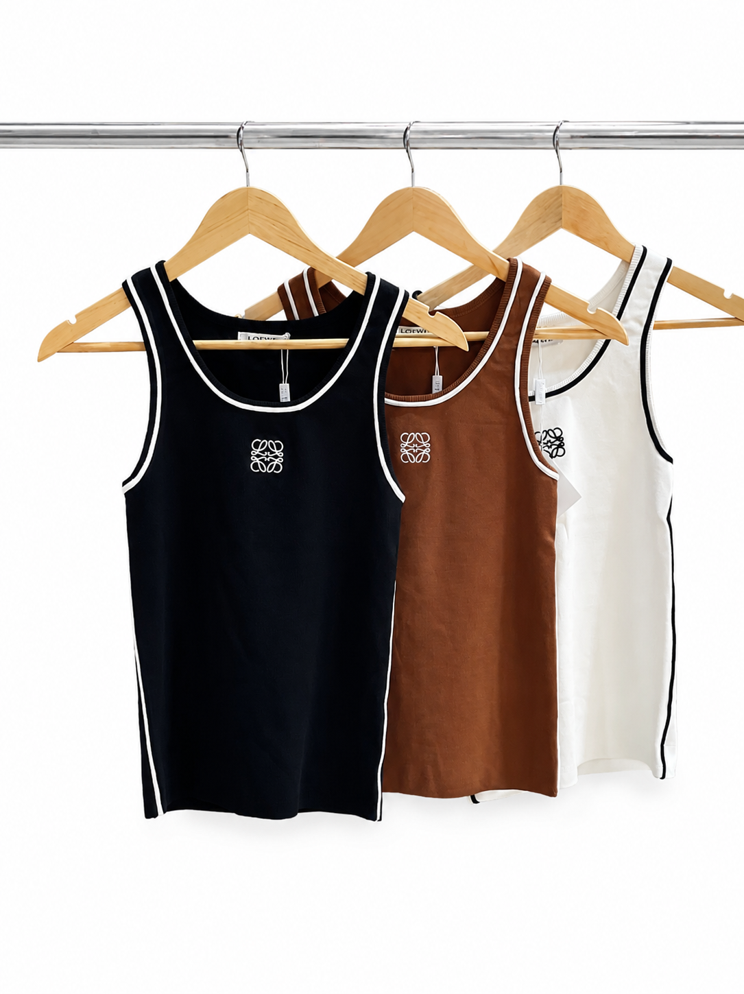 LOEWE Anagram Ribbed Tank Top