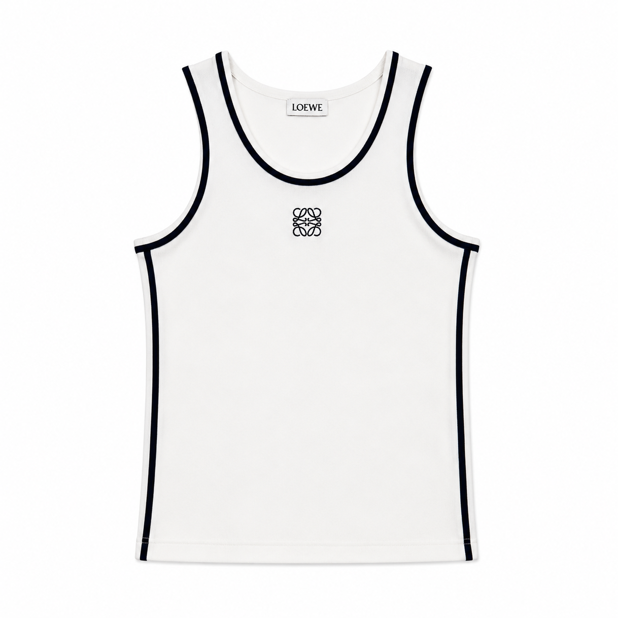 LOEWE Anagram Ribbed Tank Top