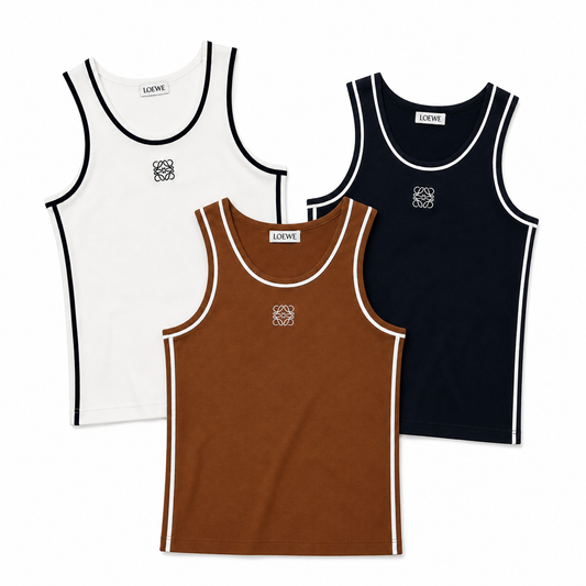 LOEWE Anagram Ribbed Tank Top