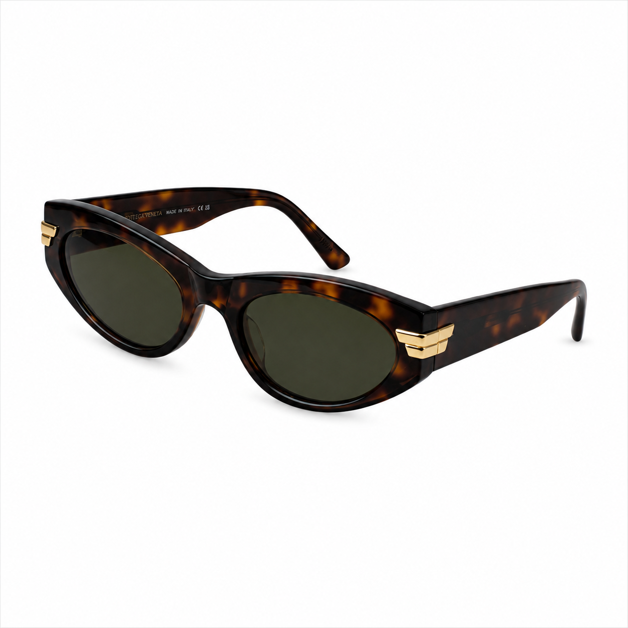 Bottega Veneta Ribbon Oval Sunglasses